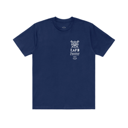 BORN X RAISED + LAFD City Above Self Tee (Cobalt)