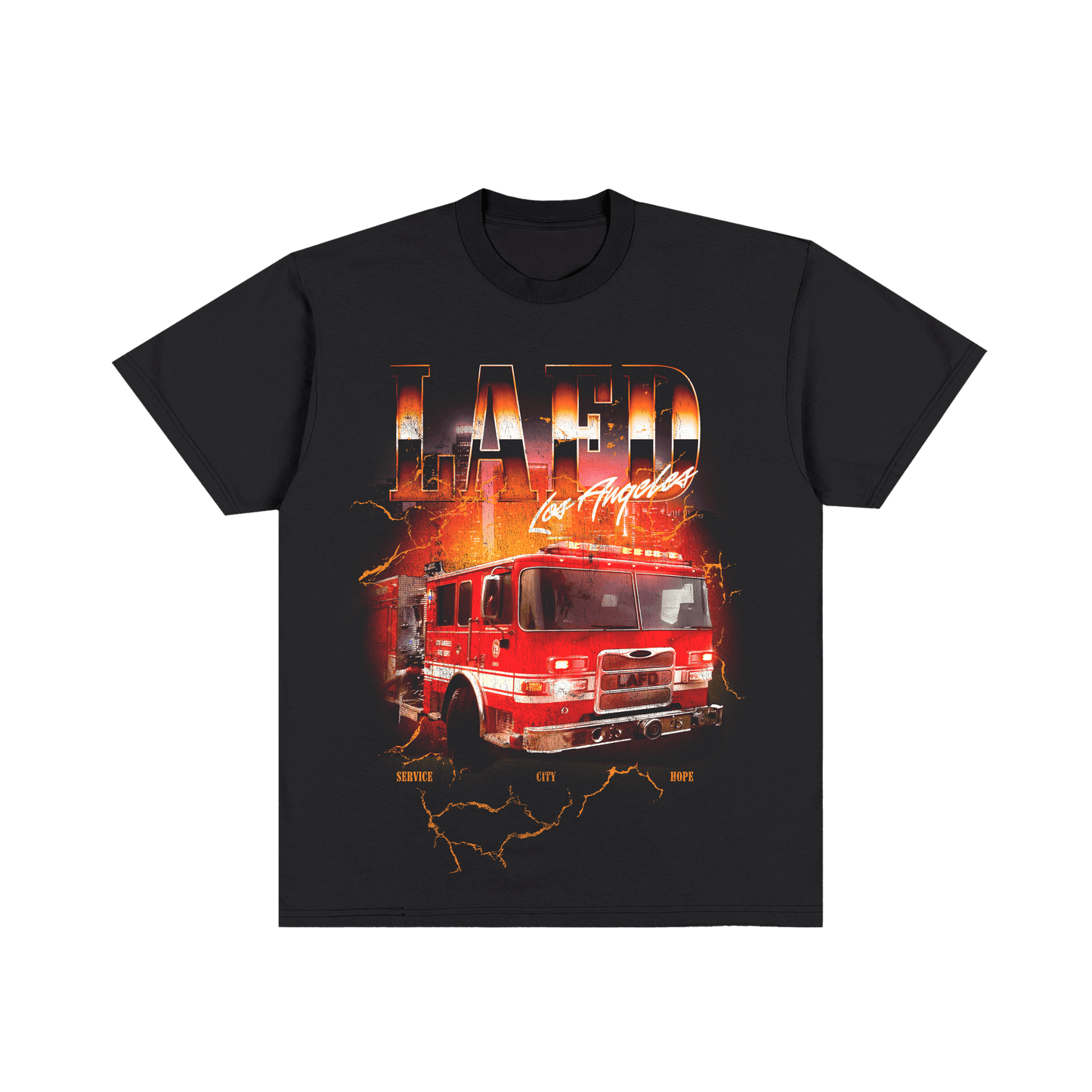 Youth LAFD Engine Tee